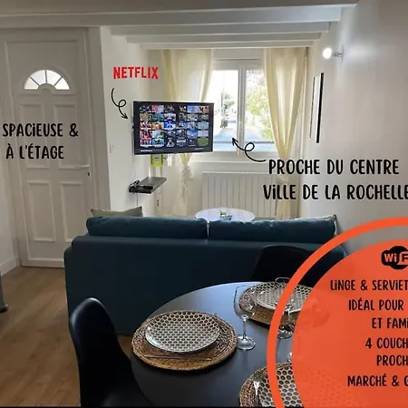 Apartman Le P Tit Marin Proche Marche Et Gare Sncf- Wifi Debit - La Rochelle